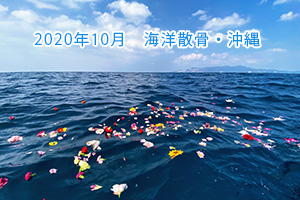 2020年10月　海洋散骨・沖縄
