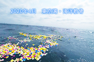 2020年4月　東京湾・海洋散骨