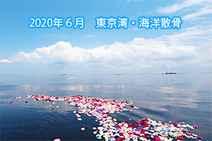 2020年6月　東京湾・海洋散骨