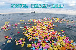 2022年12月　東京湾北部・海洋散骨