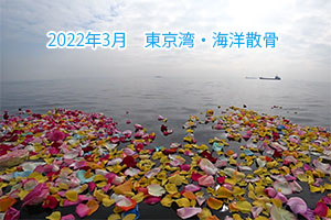 2022年3月　東京湾・海洋散骨